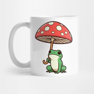 Frog Mushroom Umbrella Mug